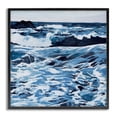 thumbnail image 1 of Stupell Industries Coastal Blue Coastal Waves Gray Framed Giclee Art, 12 x 12, by Melissa Wang, 1 of 8