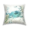 thumbnail image 1 of Stupell Industries Blue Crab & Coral Square Decorative Printed Throw Pillow, 18 x 18, 1 of 4
