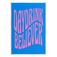 Stupell Industries Blue Day Drink Believer Inspirational Painting