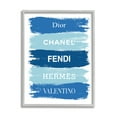 thumbnail image 1 of Stupell Industries Blue Denim Brush Strokes Glam Fashion Phrases, 24 x 30, Designed by Martina Pavlova, 1 of 6