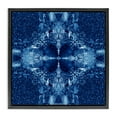 thumbnail image 1 of Stupell Industries Blue Detailed Symmetry Abstract Painting Black Floater Framed Canvas Art Print Wall Art, 18 x 18, 1 of 10