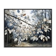thumbnail image 1 of Stupell Industries Traditional Blue Fall Branch Leaves Black Framed Giclee Art, 14 x 11, by Franklyn Gregory, 1 of 8
