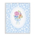 thumbnail image 1 of Stupell Industries French Country Blue Feminine Bouquet White Framed Giclee Art, 24 x 30, by Corinne Haig, 1 of 8