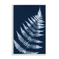 Stupell Industries Blue Fern Impression Botanical & Floral Painting