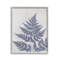 thumbnail image 1 of Stupell Industries Blue Fern Imprint Botanical & Floral Painting Gray Framed Art Print Wall Art, 16 x 20, 1 of 9