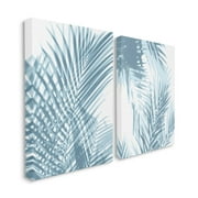 Stupell Industries Blue Ferns Abstract Light Designs Canvas Wall Art by C Brand Studios