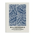 thumbnail image 1 of Stupell Industries Blue Floral Leaves Botanical Pattern Exhibition Flyer Wood Wall Art, 13 x 19, Design by Ros Ruseva, 1 of 5