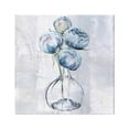 thumbnail image 1 of Stupell Industries Blue Flower Bulb Glass Vase Rustic Plastered Pattern Canvas Wall Art, 17 x 17, Design by Mindy Sommers, 1 of 5