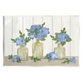 thumbnail image 1 of Stupell Industries Blue Geranium Flower Vases Graphic Art Unframed Art Print Wall Art, Design by Annie LaPoint, 1 of 6