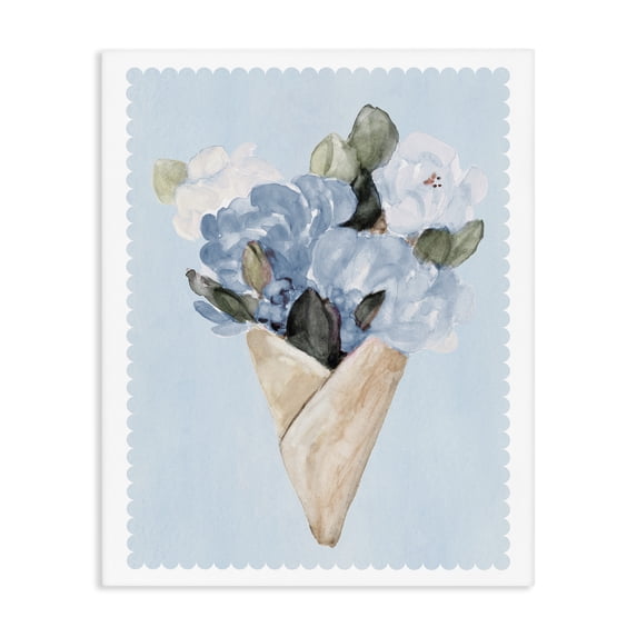 Stupell Industries French Country Blue Gift Bouquet Canvas Art, 36 x 48, by Lanie Loreth