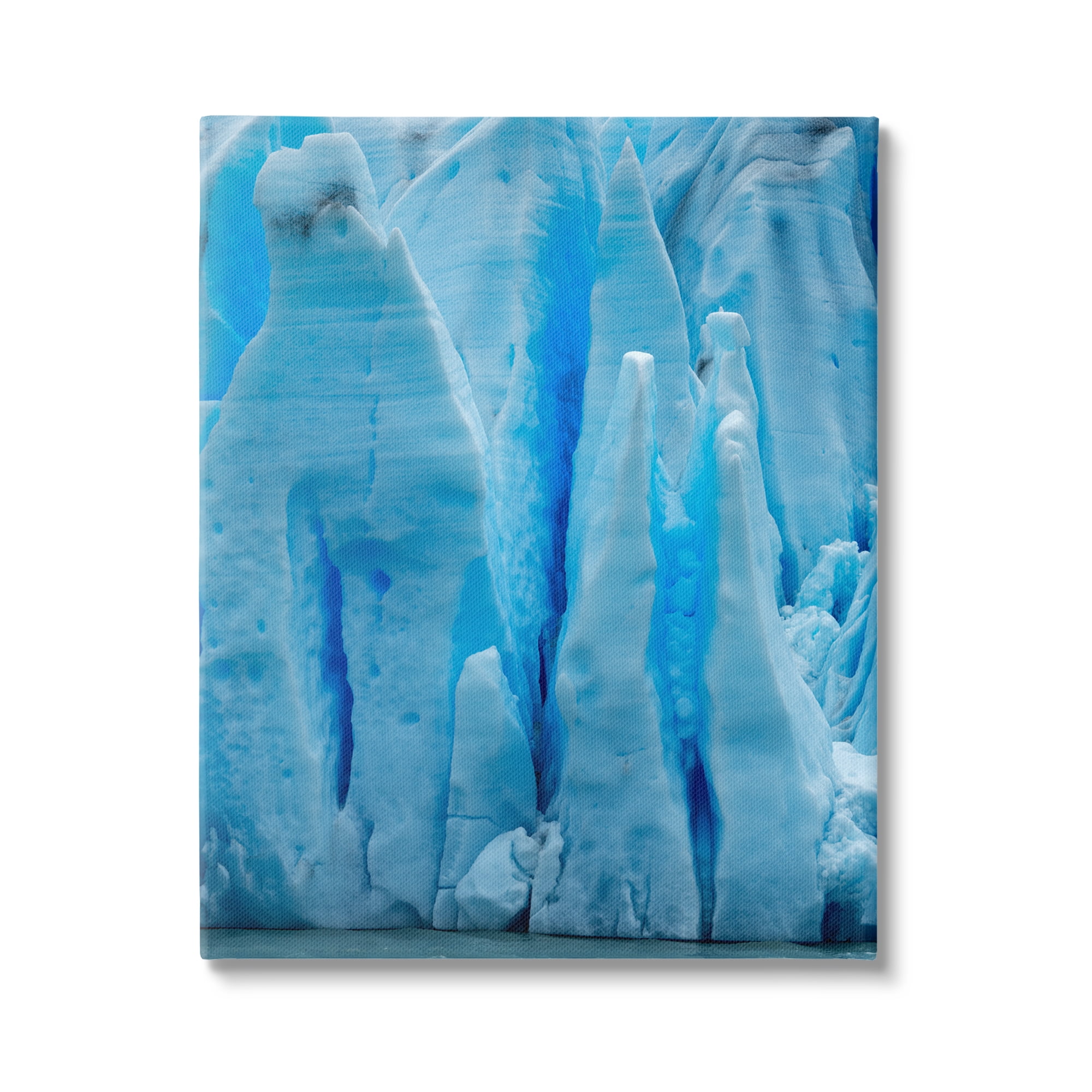 Stupell Industries Blue Glaciers Photography Nature Photography Gallery Wrapped Canvas Print Wall Art, 36 x 48
