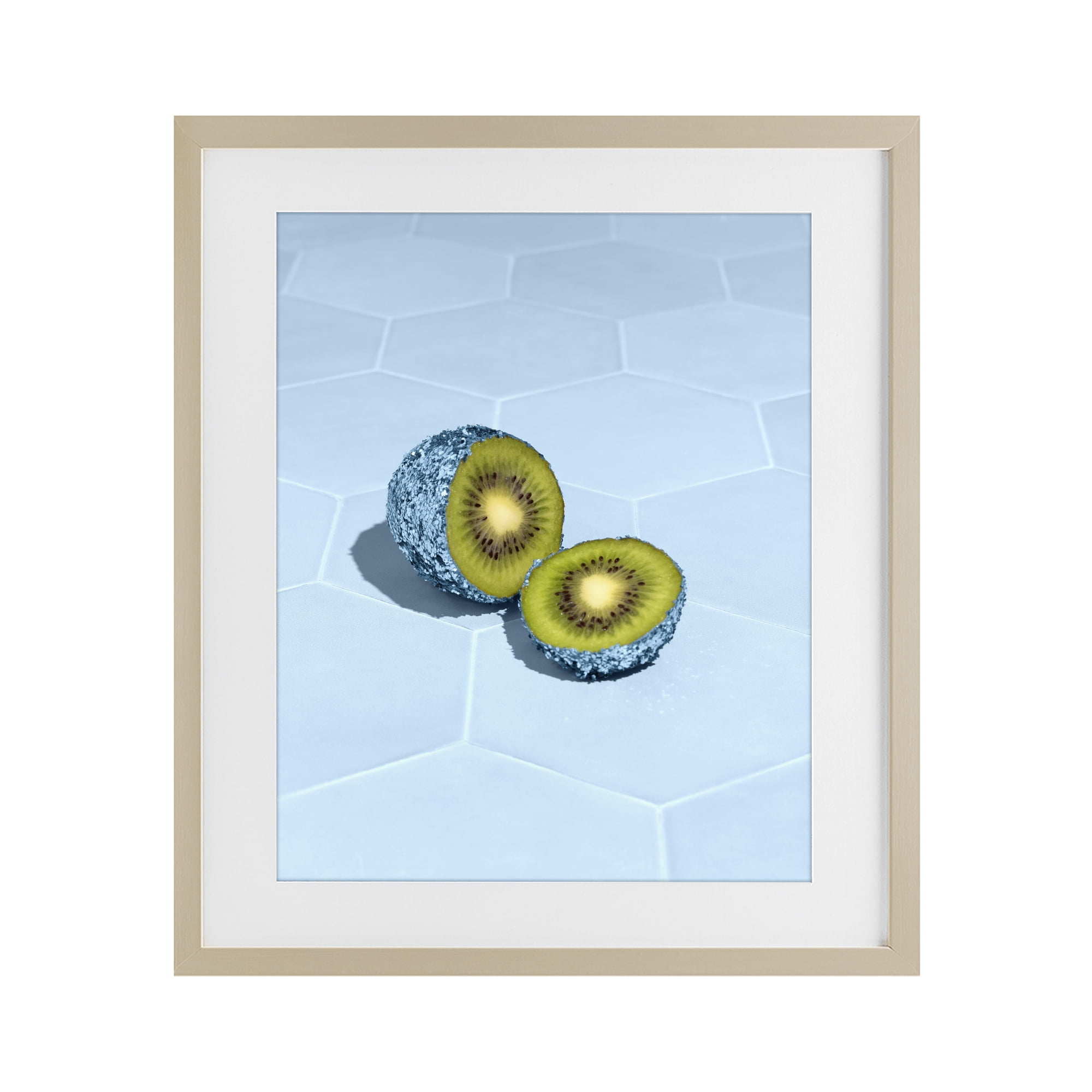Stupell Industries Blue Glimmer Kiwi Birch Framed Print Under Glass, design by LISH Creative