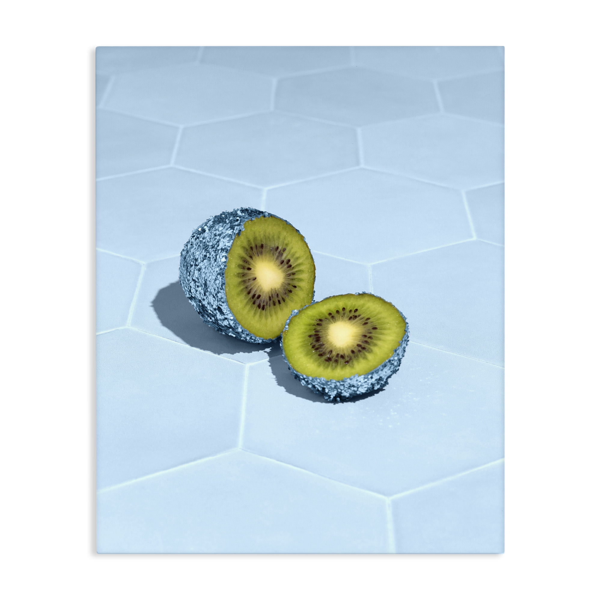 Stupell Industries Blue Glimmer Kiwi Canvas Wall Art, design by LISH Creative