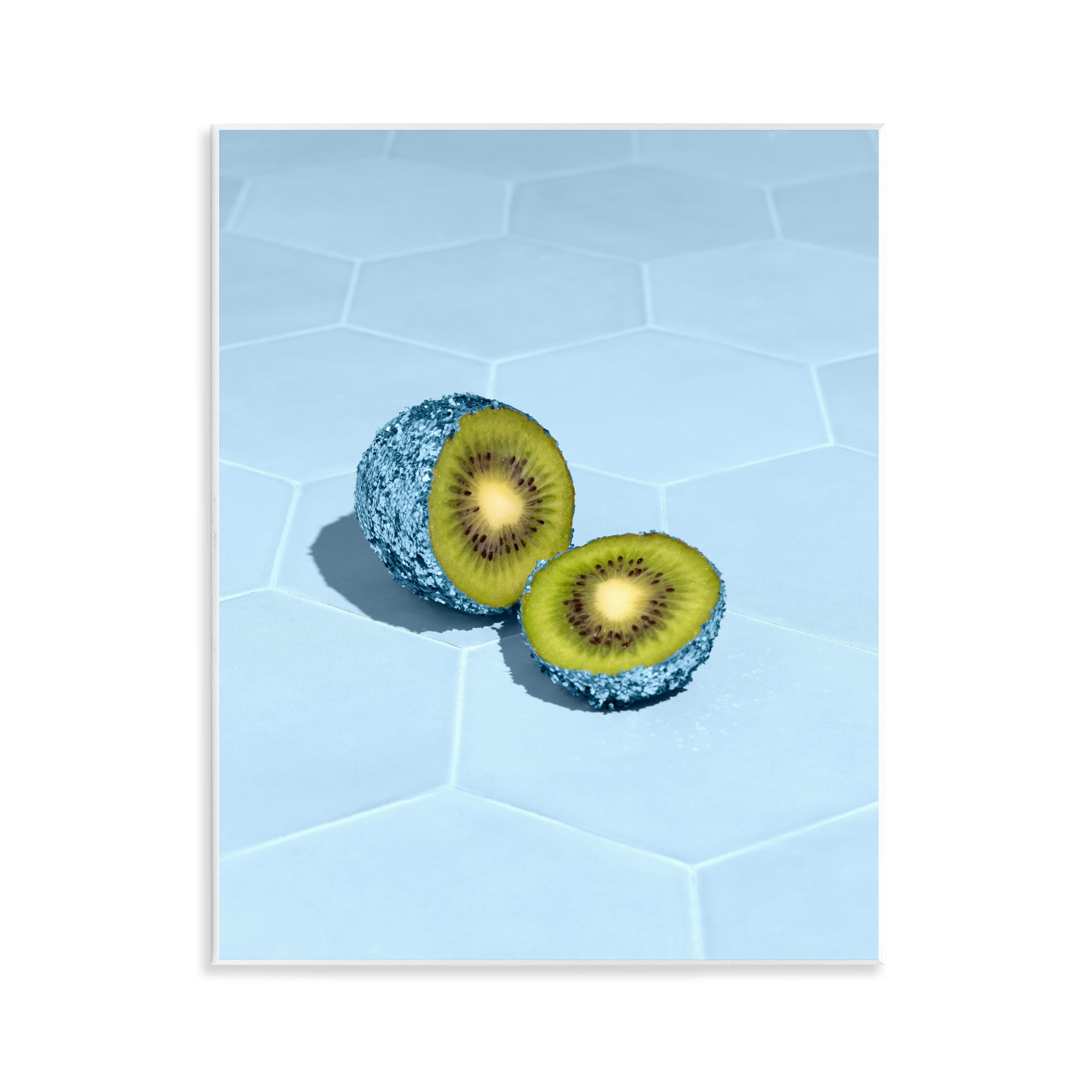Stupell Industries Blue Glimmer Kiwi Wall Plaque Art, design by LISH Creative