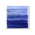 thumbnail image 1 of Stupell Industries Blue Gradient Brush Strokes Graphic Art Gallery Wrapped Canvas Print Wall Art, Design by Allie Corbin, 1 of 7