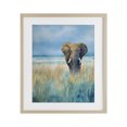 thumbnail image 1 of Stupell Industries Contemporary Blue Grass Elephant Birch Framed Print Under Glass, 17 x 21, by Franklyn Gregory, 1 of 8