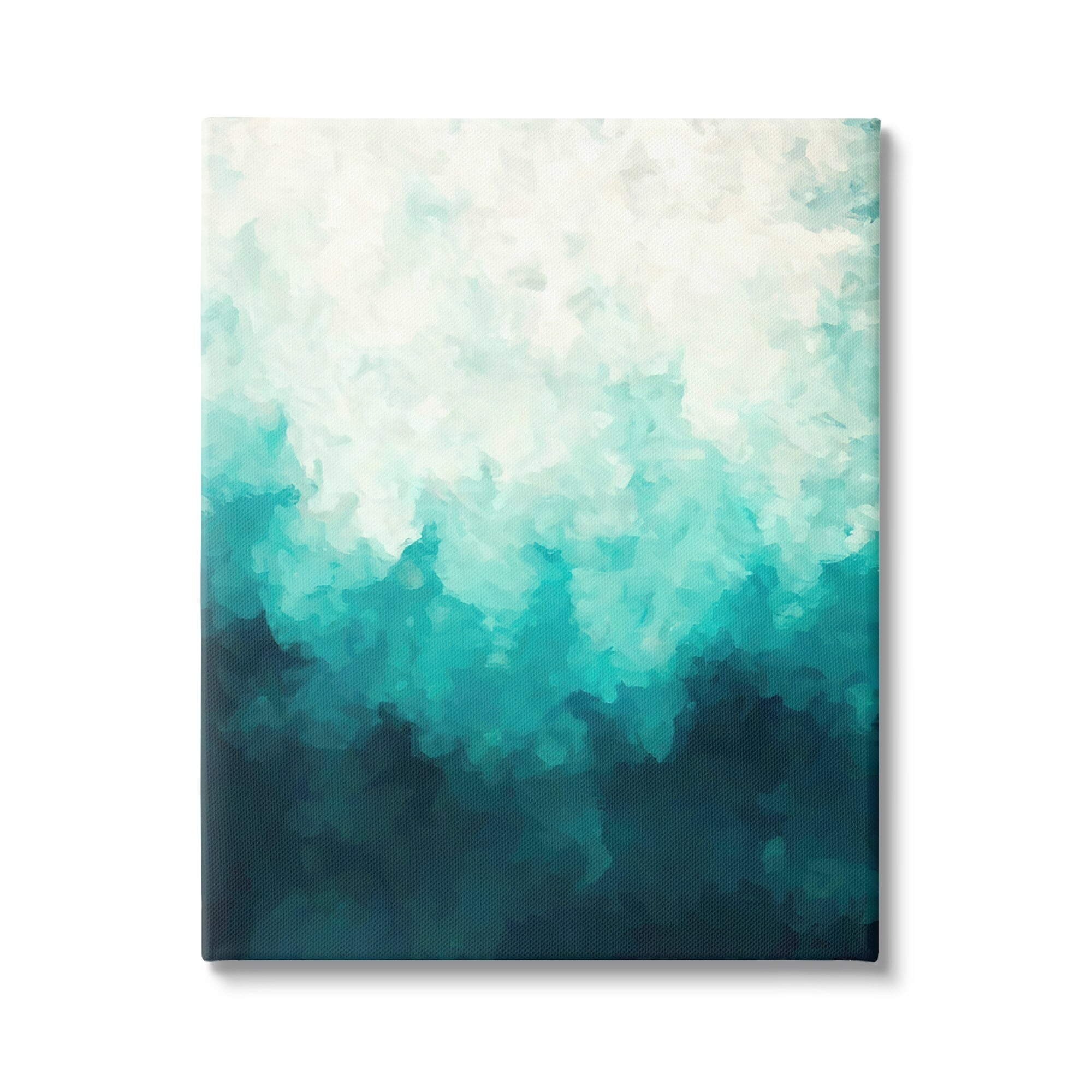 Stupell Industries Blue & Green Abstract Underwater Sea Waves Bubbles Canvas Wall Art, 24 x 30, Design by Alpenglow Workshop