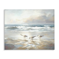 Stupell Industries Blue Haven Bay Coastal Painting Gallery Wrapped Canvas Art Print Wall Art, 20 x 16