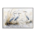 thumbnail image 1 of Stupell Industries Coastal Blue Heron Trio in Wetlands Gray Framed Giclee Art, 18 x 12, by LSR Design Studio, 1 of 8