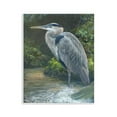 thumbnail image 1 of Stupell Industries Blue Heron at Water's Edge Animals Painting Unframed Art Print Wall Art, 11 x 14, 1 of 8