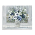thumbnail image 1 of Stupell Industries Victorian Blue Hydrangea & Anemone Bouquet Canvas Art, 20 x 16, by Sally Swatland, 1 of 8