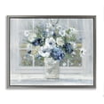 thumbnail image 1 of Stupell Industries Victorian Blue Hydrangea & Anemone Bouquet Gray Floating Frame Canvas Art, 21 x 17, by Sally Swatland, 1 of 8