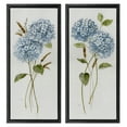thumbnail image 1 of Stupell Industries Blue Hydrangea Long Stems Botanical & Floral Painting Black Floater Framed Canvas Art Print Wall Art, 15 x 31, Set of 2, 1 of 9