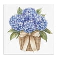 thumbnail image 1 of Stupell Industries Shabby Chic Blue Hydrangea Picnic Basket Canvas Art, 36 x 36, by Petals Prints Design, 1 of 8