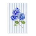 thumbnail image 1 of Stupell Industries Shabby Chic Blue Hydrangeas over Stripes Canvas Art, 24 x 36, by Corinne Haig, 1 of 8
