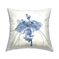thumbnail image 1 of Stupell Industries Blue Iris Flower Blossom Square Decorative Printed Throw Pillow, 18 x 18, 1 of 6
