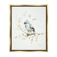 thumbnail image 1 of Stupell Industries Blue Jay Perched Nature Animals & Insects Painting Gold Floater Framed Art Print Wall Art, 17 x 21, 1 of 9