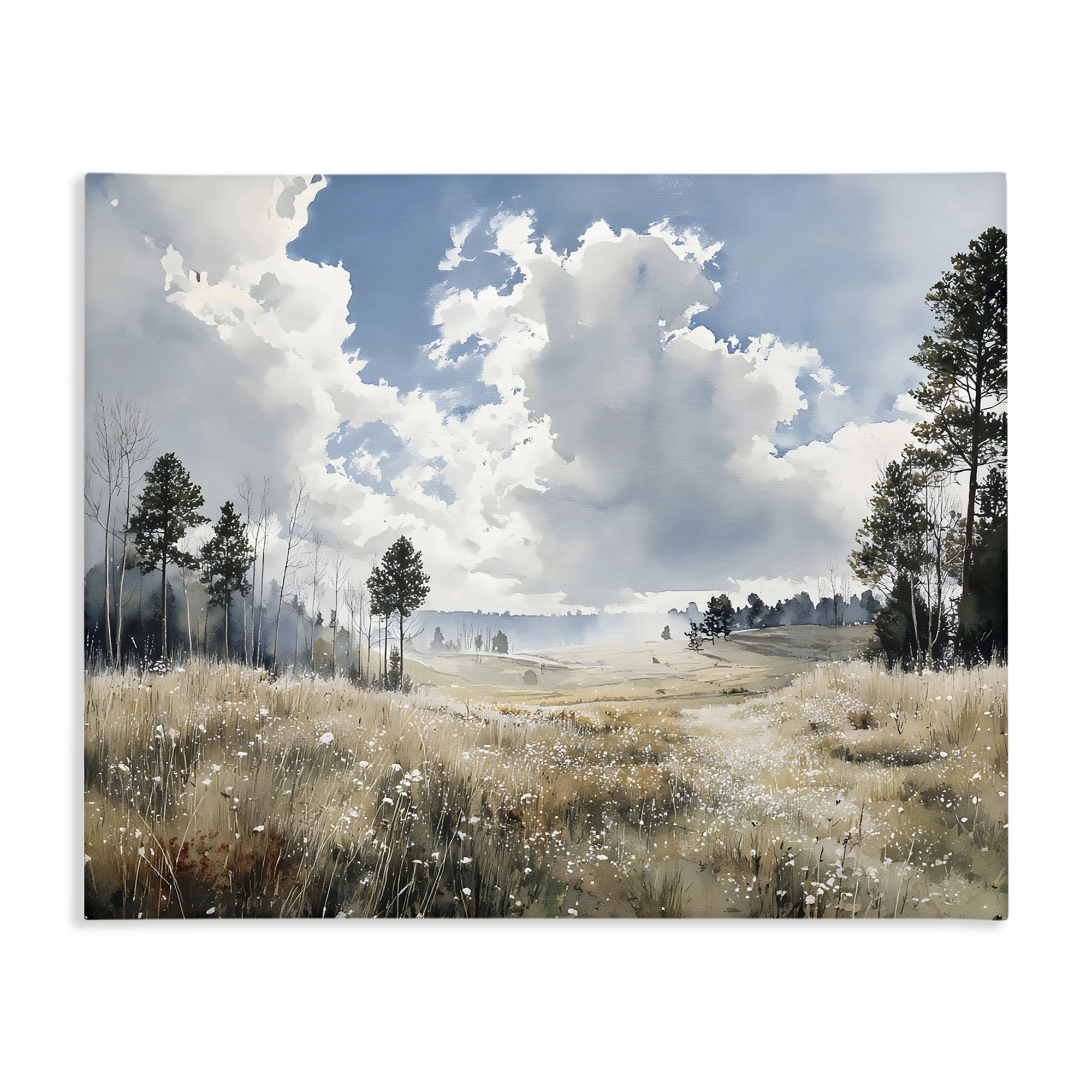 Stupell Industries Blue Kissed Landscape Canvas Wall Art, design by Franklyn Gregory