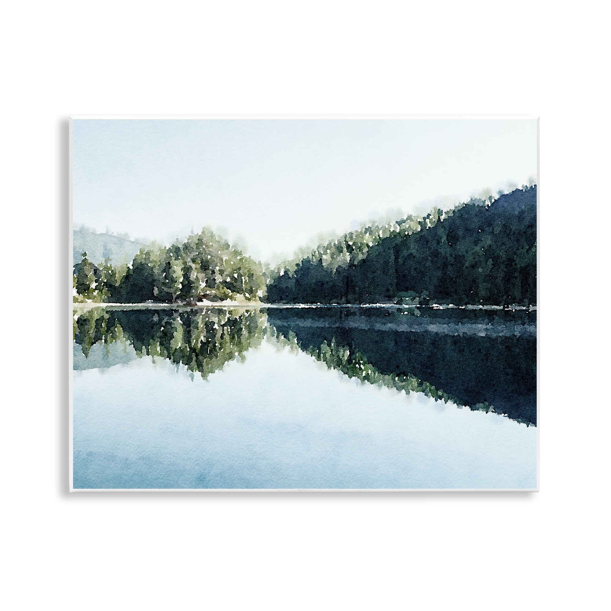 Stupell Industries Blue Lake Reflections Wall Plaque Art, design by Kim Curinga