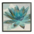 thumbnail image 1 of Stupell Industries Blue Lotus Flower Petals Abstract Nature Plant Painting Black Framed Art Print Wall Art, Design by Graffitee Studios, 1 of 5