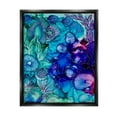 thumbnail image 1 of Stupell Industries Blue Modern Sea Life Abstract Painting Black Floater Framed Canvas Art Print Wall Art, 25 x 31, 1 of 10