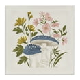 thumbnail image 1 of Stupell Industries Blue Mushrooms & Wildflowers Floral Painting Wrapped Canvas Canvas Art Print Wall Art, 30 x 30, 1 of 7