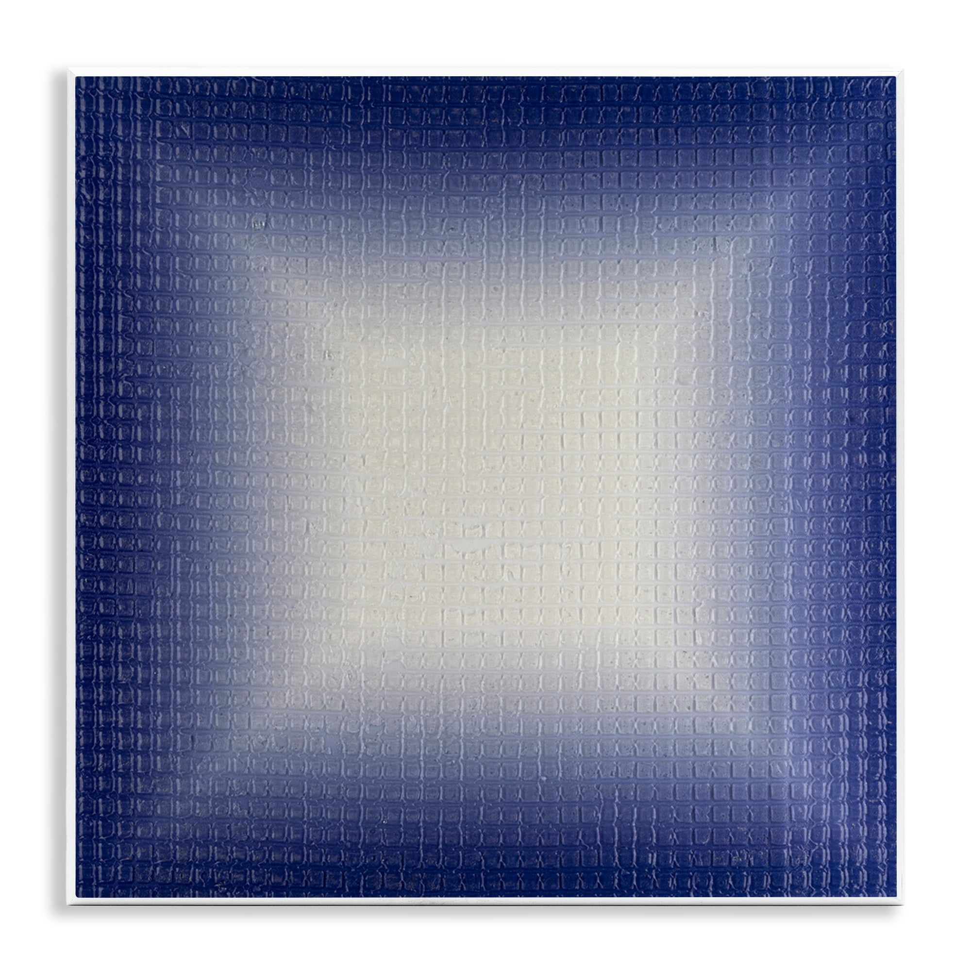 Stupell Industries Blue Ombre Fade Abstract Painting Unframed Art Print Wall Art, 12 x 12