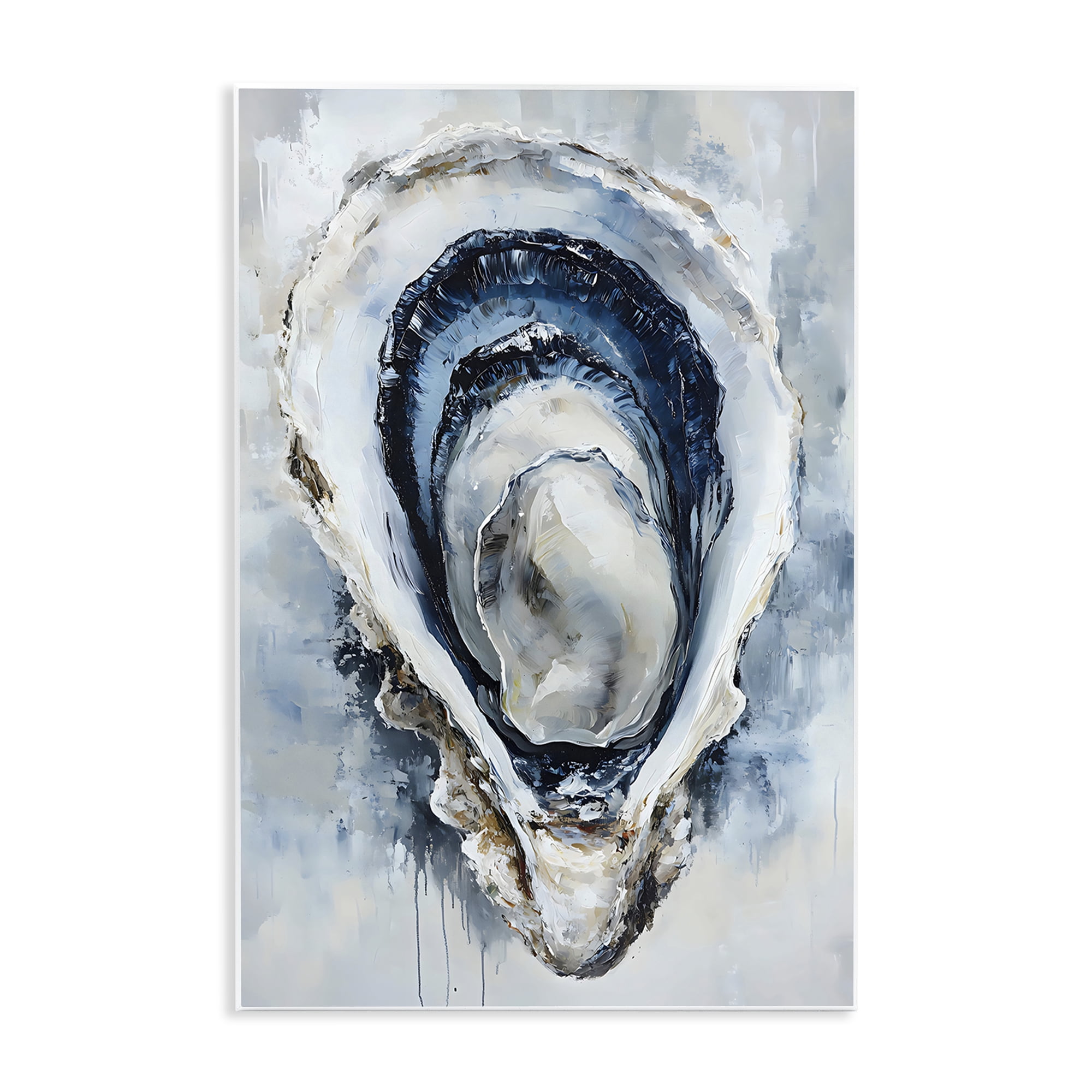 Stupell Industries Blue Oyster Shell Interior Wall Plaque Art, design by Creative Studio