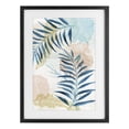 thumbnail image 1 of Stupell Industries Bohemian Blue Palm Fronds in Pastel Haze Black Framed Print Under Glass, 14 x 20, by Nan, 1 of 8