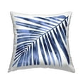 thumbnail image 1 of Stupell Industries Blue Palm Leaf Tropical Printed Throw Pillow Design by Melonie Miller, 1 of 6