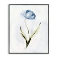 thumbnail image 1 of Stupell Industries Blue Petaled Flower Floral Painting Black Framed Art Print Wall Art, 11 x 14, 1 of 8