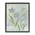 thumbnail image 1 of Stupell Industries Contemporary Blue Petals Contour Black Floating Frame Canvas Art, 17 x 21, by Kim Allen, 1 of 8