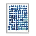 thumbnail image 1 of Stupell Industries Blue Polka Dot Pattern Circle Shape Grid Watercolor, 16 x 20, Design by Sue Schlabach, 1 of 5