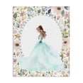 thumbnail image 1 of Stupell Industries Glam Blue Princess with Pearl Border Canvas Art, 30 x 40, by Christine Simpson Art, 1 of 7