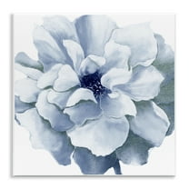 Stupell Industries Blue Radiant Bloom Botanical & Floral Painting Unframed Art Print Wall Art, 12 x 12