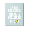 thumbnail image 1 of Stupell Industries Blue Religious Phrase Inspirational Painting Gallery Wrapped Canvas Art Print Wall Art, 16 x 20, 1 of 8