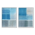 thumbnail image 1 of Stupell Industries Blue Rustic Abstraction Abstract Painting White Framed Art Print Wall Art, 11 x 14, 1 of 10
