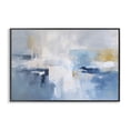 thumbnail image 1 of Stupell Industries Contemporary Blue Sea Mist Horizon Black Framed Giclee Art, 30 x 20, by Creative Studio, 1 of 8