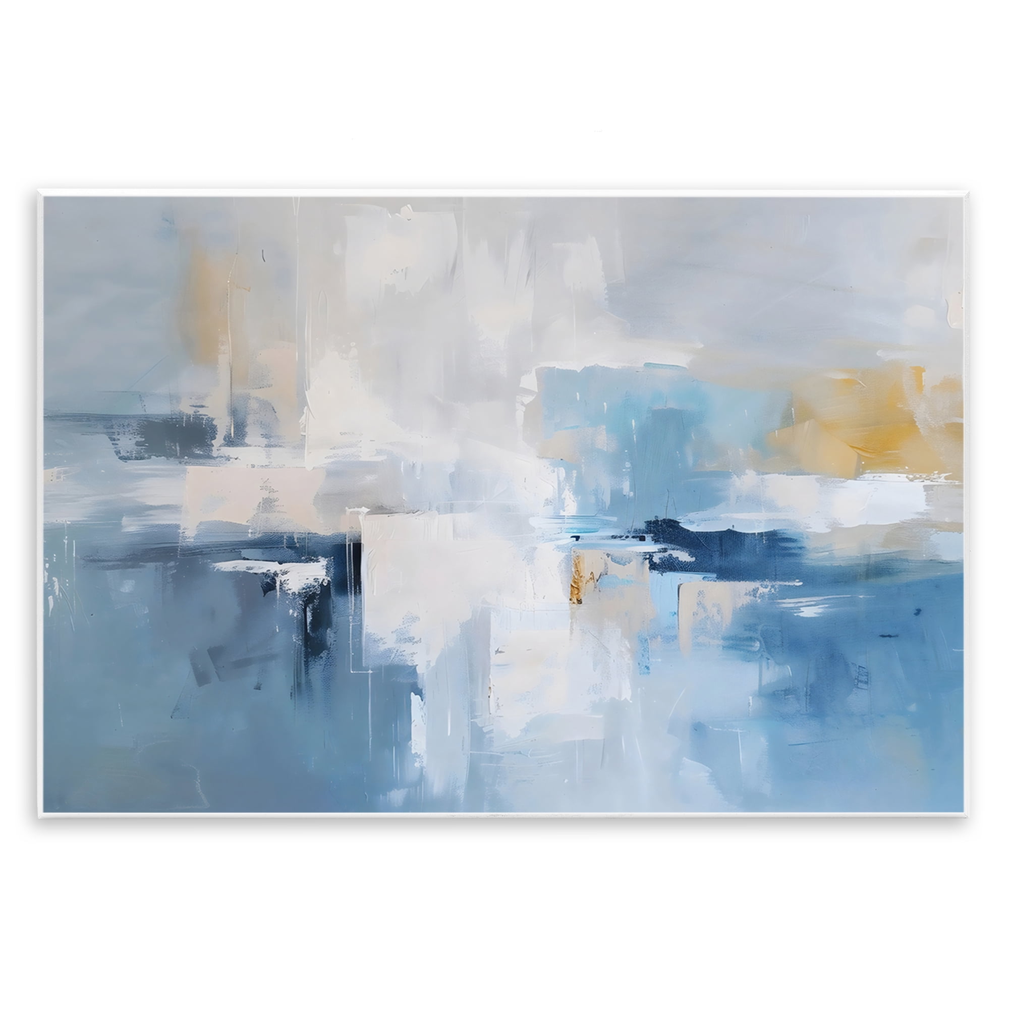 Stupell Industries Blue Sea Mist Horizon Wall Plaque Art, design by Creative Studio