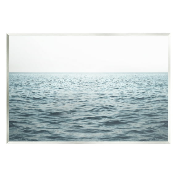 Stupell Industries Blue Sea Waves Photography Nature Photography Unframed Art Print Wall Art, 19 x 13